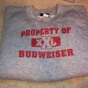 Property of Budweiser crewneck